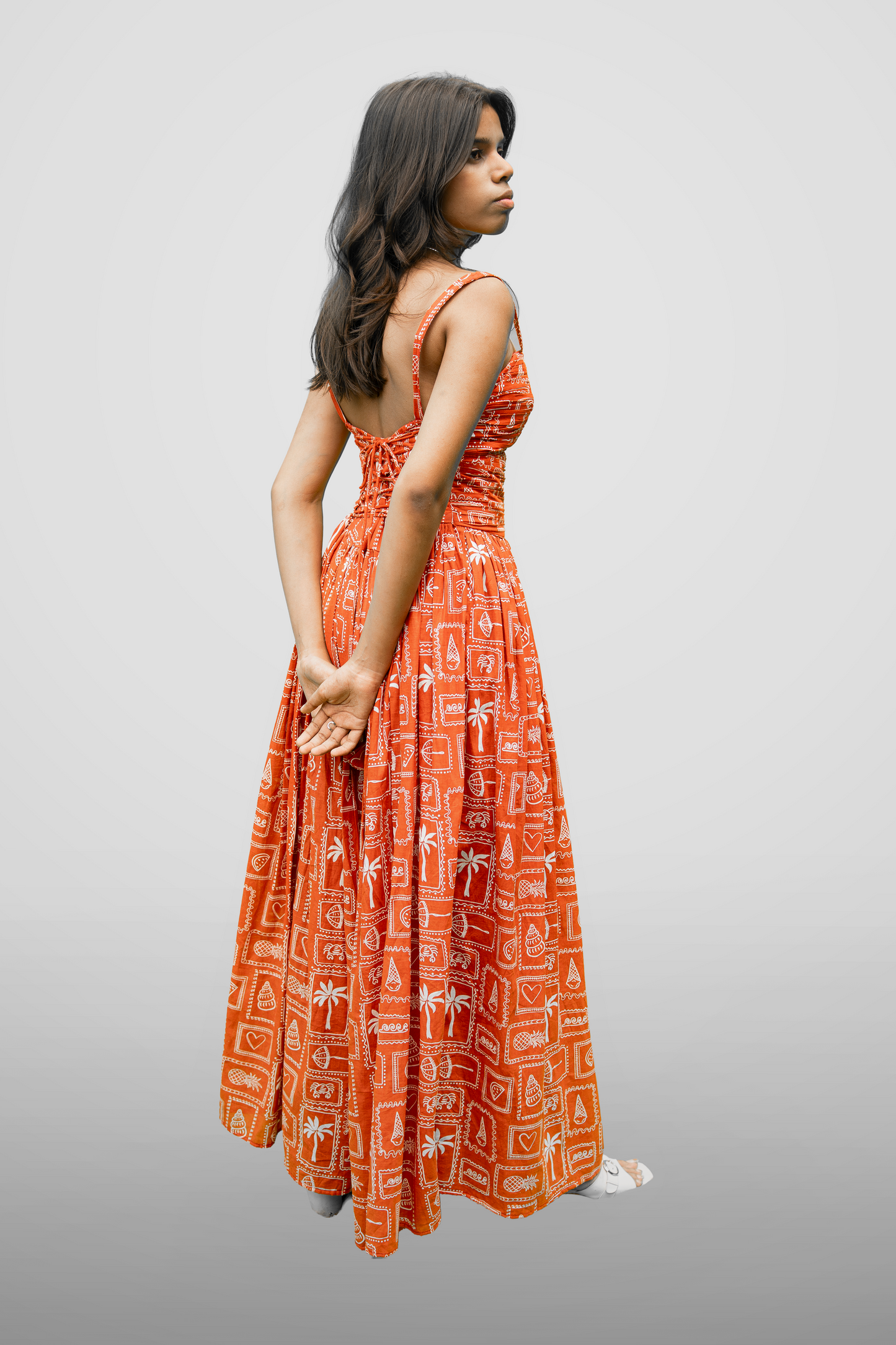 Red Velvet Embroidered Kurti